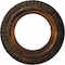 Ekena Millwork Claremont Ceiling Medallion (Fits Canopies up to 7"), Hnd-Painted Rust, 10 5/8"OD x 5 3/4"ID x 1/2"P CM10CLRUS - alternate 1